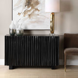 Mercado 3 Door Cabinet - Black by Uttermost - View 2
