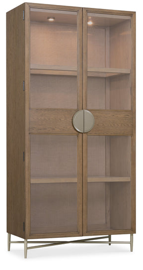 Sonnet Display Cabinet - Dark Gray / Light Brown by Hooker Furniture - View 1