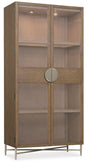 Sonnet Display Cabinet - Dark Gray / Light Brown by Hooker Furniture - View 1