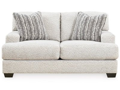 Ashley Flannel Brebryan Loveseat - Velvet | Home Elegance USA