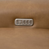 Felix Power Reclining Sofa With Power Headrest, Lumbar, Heat & Massage - Toasted Almond | Flexsteel