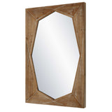 Marquise Wood Mirror Natural - Light Brown by Uttermost - View 4