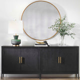 Junius Round Mirror - Gold by Uttermost - View 2