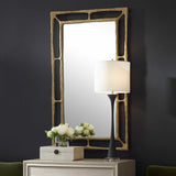 Felix Rectangle Mirror Brass - Bronze by Uttermost - View 3