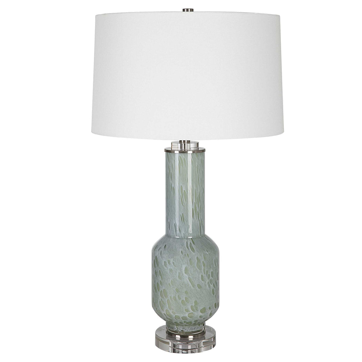 Imperia Aqua Gray Table Lamp - Silver by Uttermost - View 1