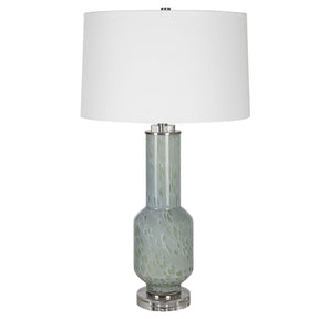 Imperia Aqua Gray Table Lamp - Silver by Uttermost - View 1