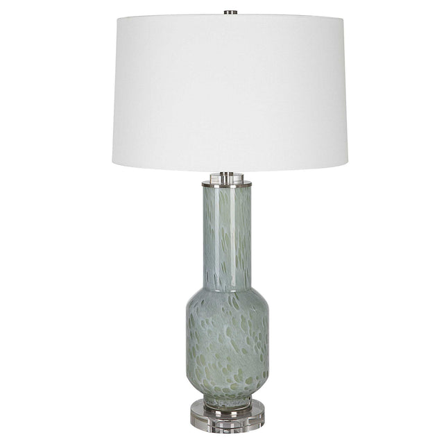 Imperia Aqua Gray Table Lamp - Silver by Uttermost - View 1