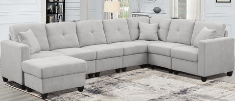 Sectional Sofa, LIGHTGREY - sold by Home Elegance USA
