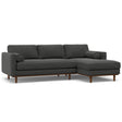 Morrison - Right Sectional Sofa - Charcoal Grey - sold by Home Elegance USA