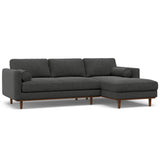 Morrison - Right Sectional Sofa - Charcoal Grey