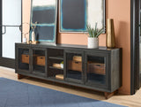 Waterfall Large Entertainment Base - Deep Ebony | Flexsteel