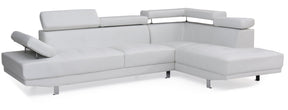 Riveredge G449-SC Sectional  ( Without Ottoman) , WHITE - sold by Home Elegance USA