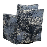 Tisdell Patterned Swivel/Glider - Blue by Uttermost - View 7