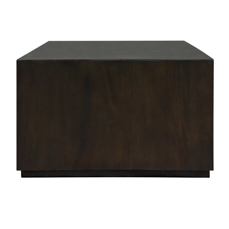 Teak Maze Coffee Table Woodtone - Light Brown / Dark Brown by Uttermost - View 4