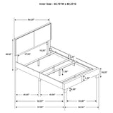 Queen Bed - Boyd Upholstered Queen Panel Bed Ivory