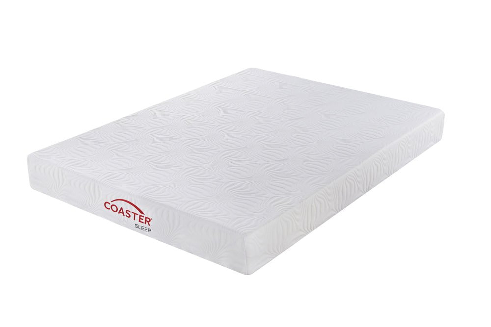 8" Full Memory Foam Mattress - Keegan Full Memory Foam Mattress White - 350063F - image - 1