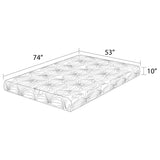 10" Full Memory Foam Mattress - Key Full Memory Foam Mattress White - 350064F - image - 7