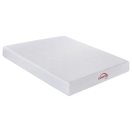 10" Eastern King Memory Foam Mattress - Key Eastern King Memory Foam Mattress White - 350064KE - image - 1