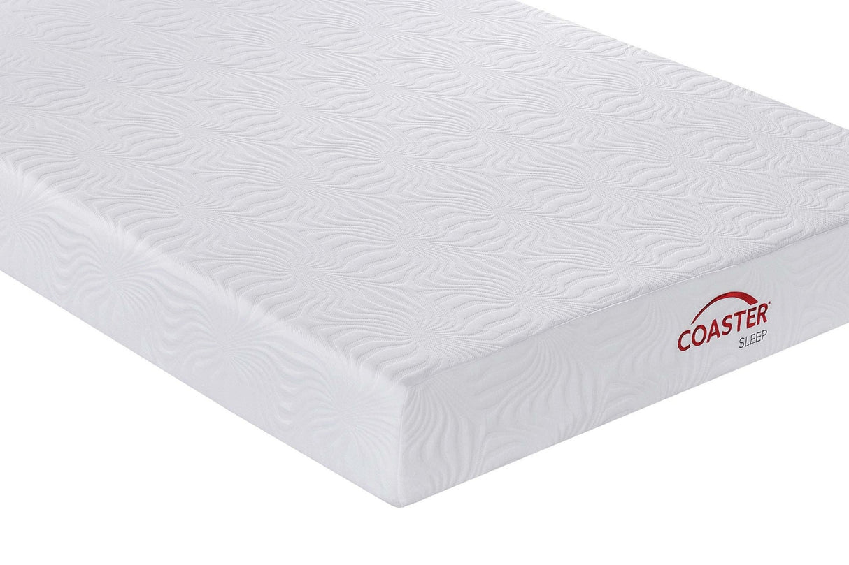 10" California King Memory Foam Mattress - Key California King Memory Foam Mattress White | Coaster | Home Elegance USA