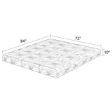 10" California King Memory Foam Mattress - Key California King Memory Foam Mattress White | Coaster | Home Elegance USA