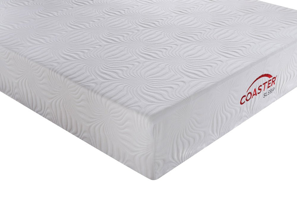 12" Eastern King Memory Foam Mattress - Ian Eastern King Memory Foam Mattress White | Coaster | Home Elegance USA