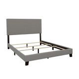 Eastern King Bed - Boyd Upholstered Eastern King Panel Bed Grey