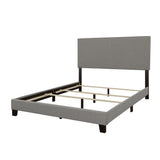 Queen Bed - Boyd Upholstered Queen Panel Bed Grey