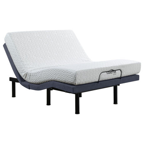 Full Adjustable Bed Base - Clara Full Adjustable Bed Base Grey and Black