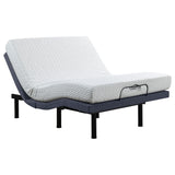 Eastern King Adjustable Bed Base - Clara Eastern King Adjustable Bed Base Grey and Black