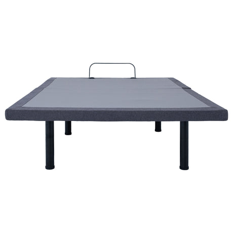 Twin Xl Adjustable Bed - Clara Twin XL Adjustable Bed Base Grey and Black