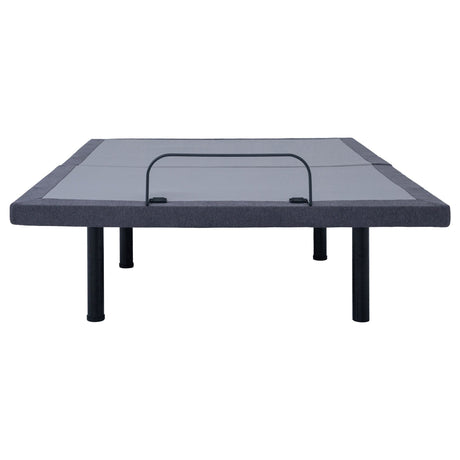 California King Adjustable Bed Base - Negan California King Adjustable Bed Base Grey and Black | Coaster | Home Elegance USA
