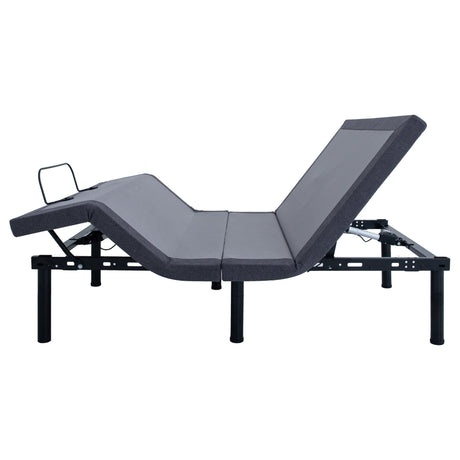 California King Adjustable Bed Base - Negan California King Adjustable Bed Base Grey and Black | Coaster | Home Elegance USA