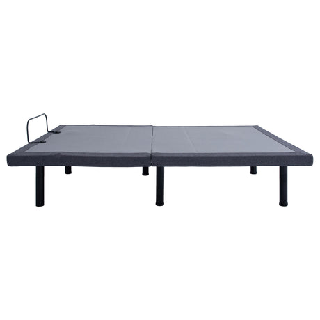 California King Adjustable Bed Base - Negan California King Adjustable Bed Base Grey and Black