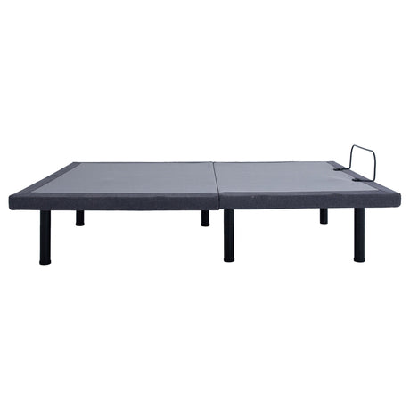California King Adjustable Bed Base - Negan California King Adjustable Bed Base Grey and Black | Coaster | Home Elegance USA