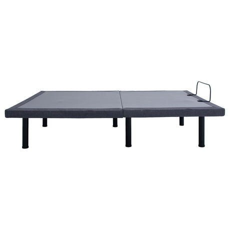 California King Adjustable Bed Base - Negan California King Adjustable Bed Base Grey and Black