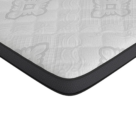 6" Full Tight Top Foam Mattress - Santa Barbara Full Mattress White and Charcoal - 350369F - image - 2