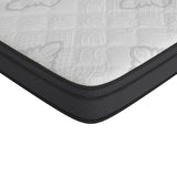 9.25" Eastern King Euro Top Innerspring Mattress - Evie 9.25" Eastern King Mattress White and Black | Coaster | Home Elegance USA