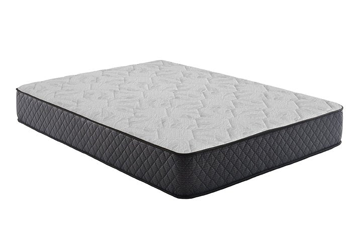 11.5" Full Plush Innerspring Mattress - Freya 11.5" Full Mattress White and Black - 350372F - image - 1