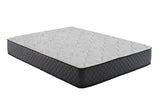 11.5" Eastern King Plush Innerspring Mattress - Freya 11.5" Eastern King Mattress White and Black - 350372KE - image - 1