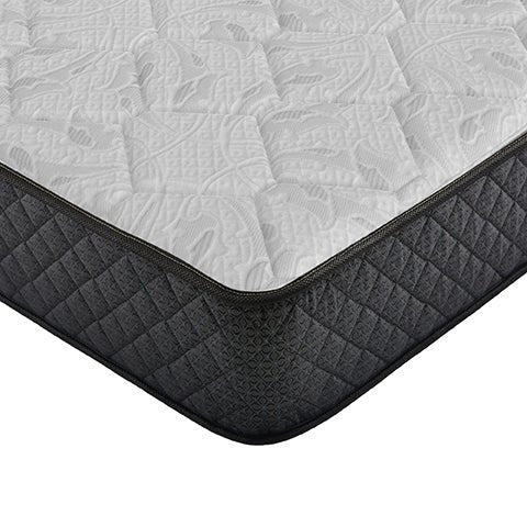 11.5" California King Plush Innerspring Mattress - Freya 11.5" California King Mattress White and Black - 350372KW - image - 2