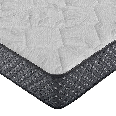 12.25" Eastern King Tight Top Innerspring Mattress - Aspen 12.25" Eastern King Mattress White and Black - 350381KE - image - 2