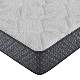 12.25" Eastern King Tight Top Innerspring Mattress - Aspen 12.25" Eastern King Mattress White and Black | Coaster | Home Elegance USA