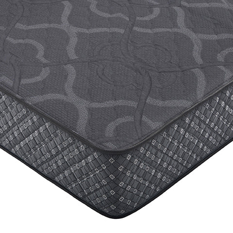 12" Full Tight Top Pocket Coil Mattress - Bellamy 12" Full Mattress Grey and Black | Coaster | Home Elegance USA