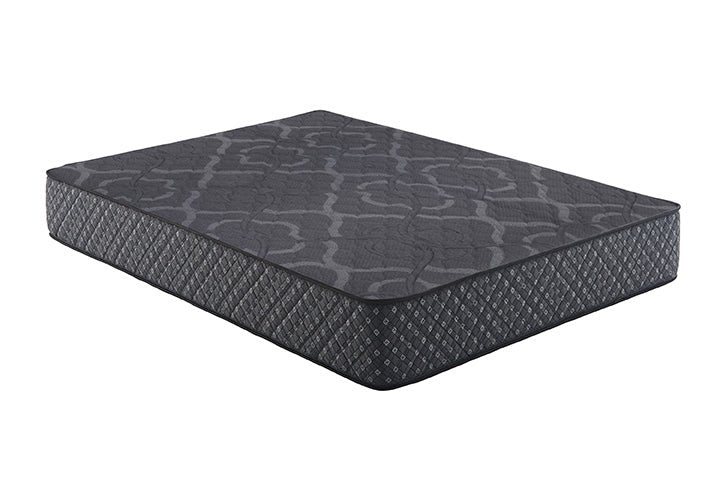 12" Eastern King Tight Top Pocket Coil Mattress - Bellamy 12" Eastern King Mattress Grey and Black | Coaster | Home Elegance USA