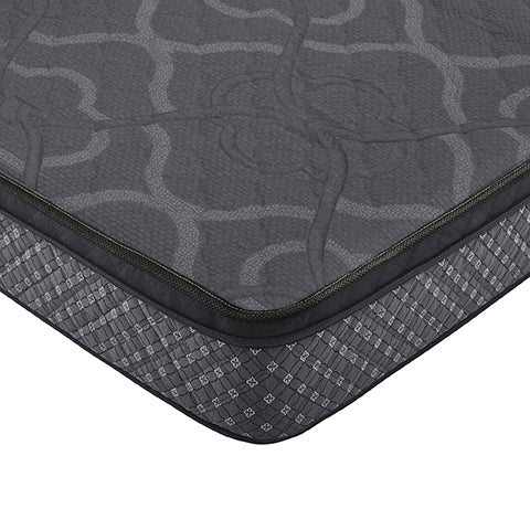 12" Full Pillow Top Pocket Coil Mattress - Bellamy 12" Full Mattress Grey and Black - 350392F - image - 2