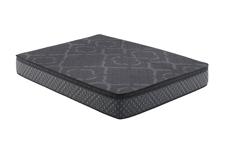 12" California King Pillow Top Pocket Coil Mattress - Bellamy 12" California King Mattress Grey and Black - 350392KW - image - 1