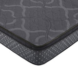 12" California King Pillow Top Pocket Coil Mattress - Bellamy 12" California King Mattress Grey and Black | Coaster | Home Elegance USA