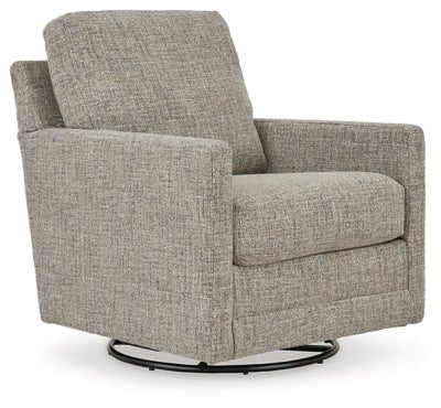 Ashley Linen Bralynn Swivel Glider Accent Chair - Chenille - 3510342 - Home Elegance USA - 1