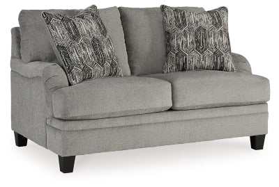 Ashley Charcoal Davinca Loveseat - Chenille | Home Elegance USA