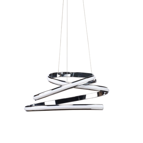 Oslo LED Adjustable Chandelier // Chrome  | Finesse - sold by Home Elegance USA
